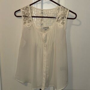 Cream large camisole